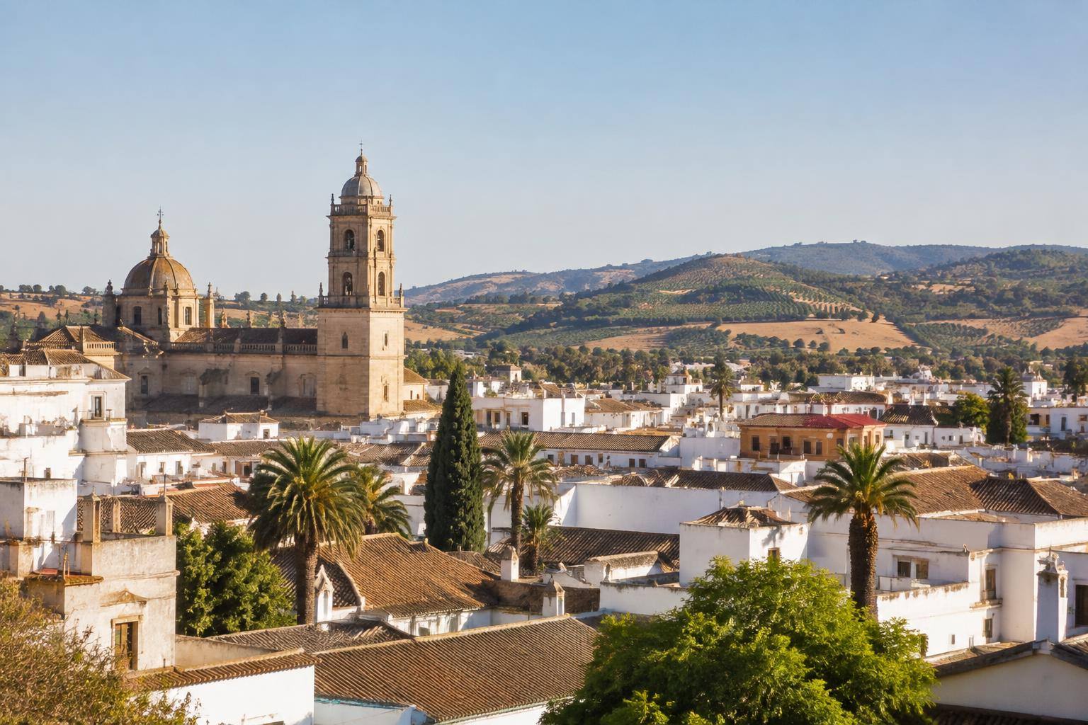Imagen ilustrativa: Paisaje de un pueblo almeriense con viviendas bajas y sierras al fondo, sin personas reconocibles ni daños visibles